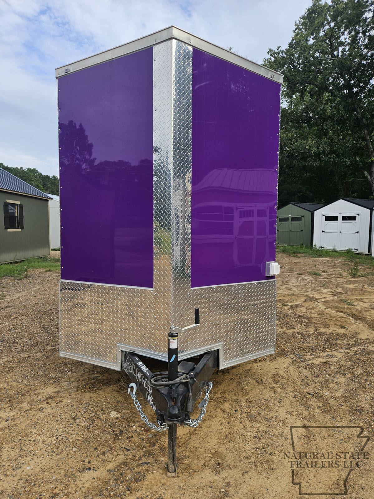 2026 Purple Quality Cargo 6X12TA with Vent Hood