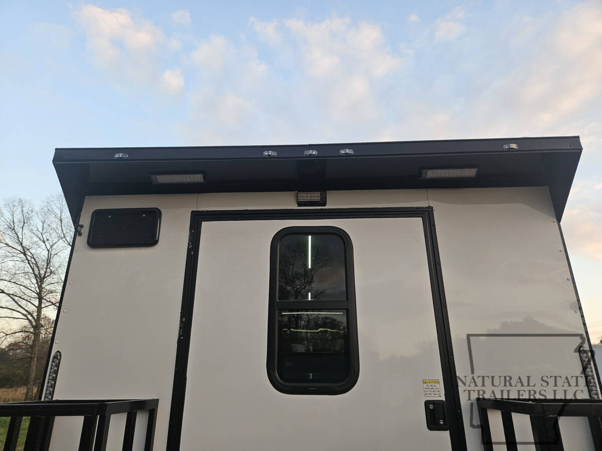 2026 White Quality Cargo 8.5X20TA BOP Concession Trailer
