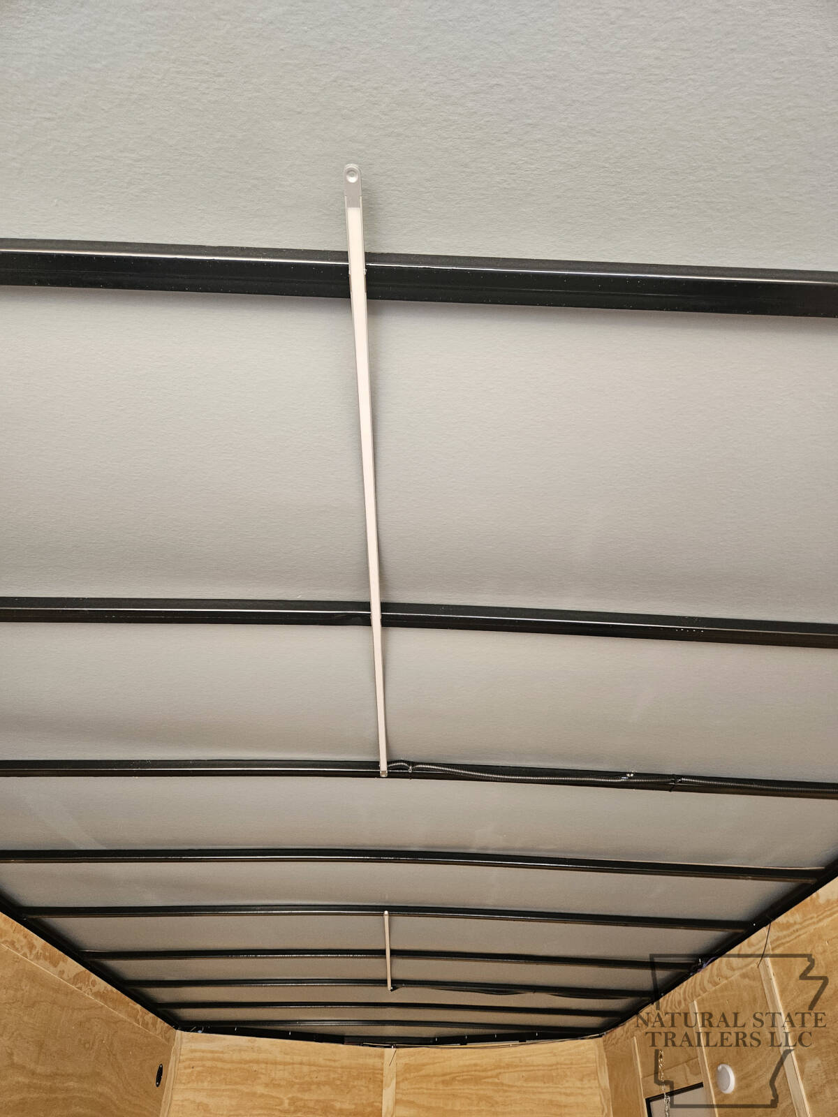 2026 Black Quality Cargo 8.5X20TA BOP Rear Wing and Lights